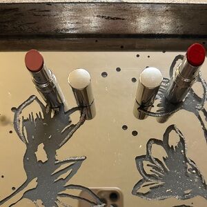 New Chantecaille Mirage and  Poppy lip chic lipsticks